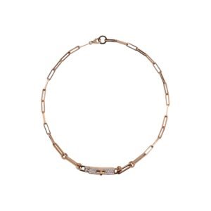 Rose Gold and Diamond Kelly Chaine Double Bracelet