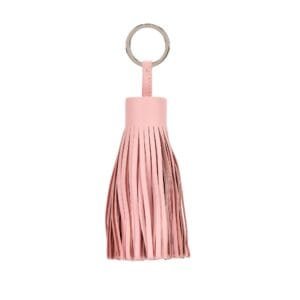 Rose Sakura Milo Lambskin Carmen Key Ring Palladium Hardware
