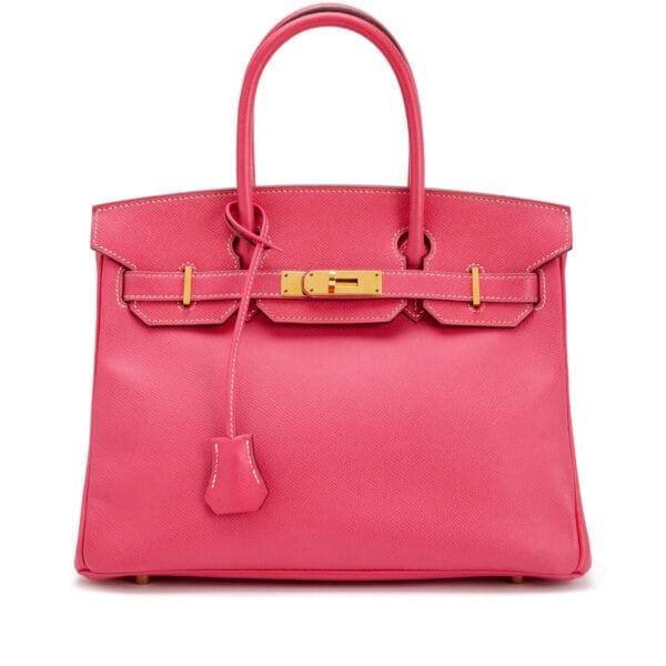 Rose Tyrien Epsom Birkin 30 Gold Hardware, 2013