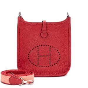 Rouge Casaque Clemence Mini Evelyne II TPM 16 Palladium Hardware, 2013