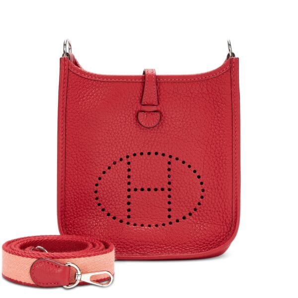 Rouge Casaque Clemence Mini Evelyne II TPM 16 Palladium Hardware, 2013