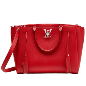 Rubis Calf Skin Lockmeto Silvertone Hardware