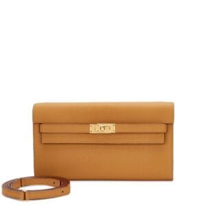 Sesame Epsom Kelly-To-Go Wallet Gold Hardware, 2020