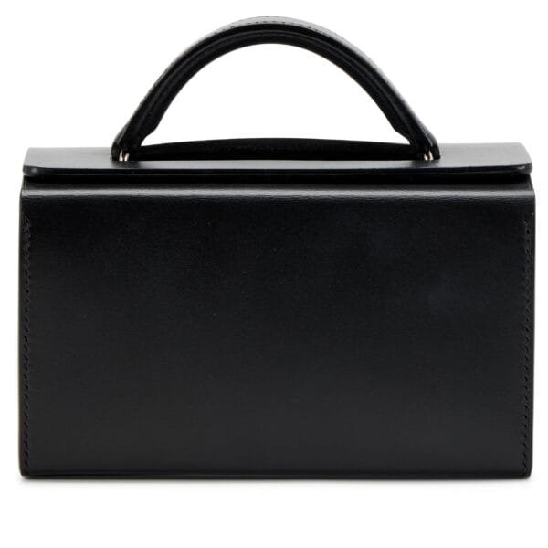 Shiny Bleu Tempete and Emerald Crocodile and Black Vache Hunter Petit H Box Bag 18 Palladium Hardware
