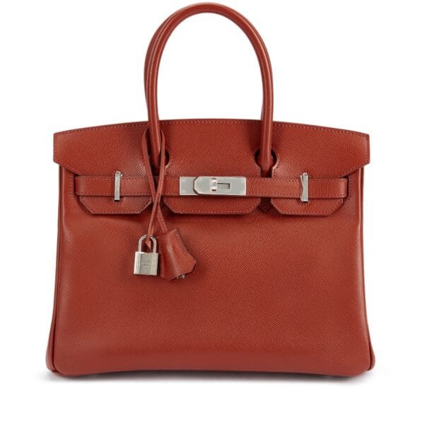 Sienne Epsom Birkin 30 Palladium Hardware, 2009