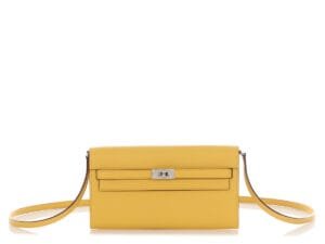 Sun Evercolor Kelly To Go Wallet Palladium Hardware, 2023