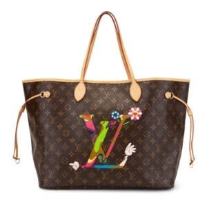 Takashi Murakami Multicolor Monogram Coated Canvas Murakami MOCA Hands by Neverfull GM Gold Hardware