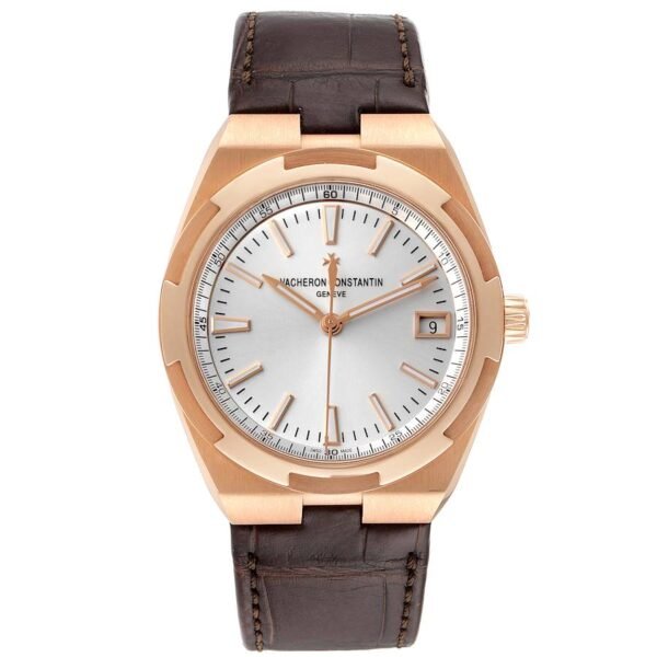Vacheron Constantin Overseas (Reference 4500V/000R-B127). A rose gold automatic wristwatch with date.