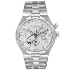 Vacheron Constantin Overseas (Reference 47450/B01A-9226). A stainless steel automatic wristwatch with date, power reserve, day/night indicator and dual time. 2009