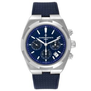 Vacheron Constantin Overseas (Reference 5500V/110A-B148). A stainless steel automatic wristwatch with date and chronograph. 2019