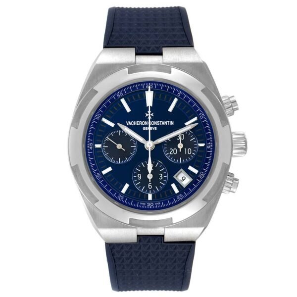 Vacheron Constantin Overseas (Reference 5500V/110A-B148). A stainless steel automatic wristwatch with date and chronograph. 2019