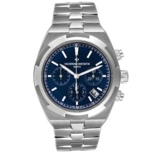 Vacheron Constantin Overseas (Reference 5500V/110A-B148). A stainless steel automatic wristwatch with date and chronograph. 2019