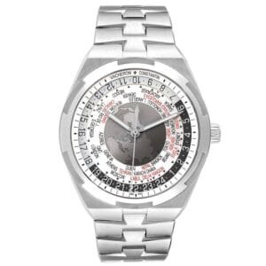 Vacheron Constantin Overseas World Time (Reference 7700V/110A-B129). A stainless steel automatic wristwatch.