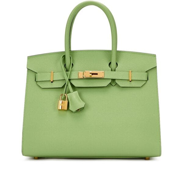 Vert Criquet Epsom Birkin 30 Sellier Gold Hardware, 2020