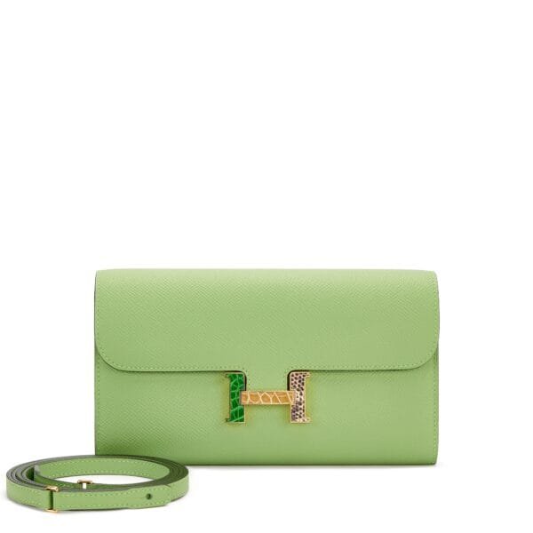 Vert Criquet Epsom Constance-To-Go Cactus and Beige Sable Alligator and Ombre Salvator Lizard Gold Hardware, 2021