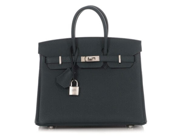 Vert Cypres Togo Birkin 25 Palladium Hardware, 2018