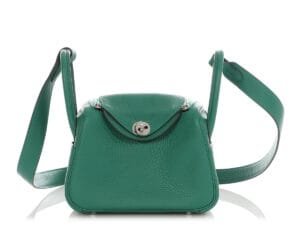 Vert Vertigo Clemence Mini Lindy 20 Palladium Hardware, 2024