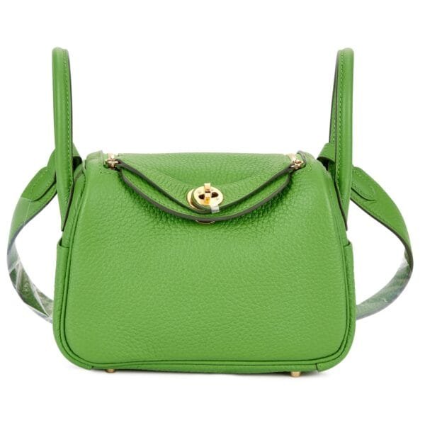 Vert Yucca Clemence Mini Lindy 20 Gold Hardware, 2023