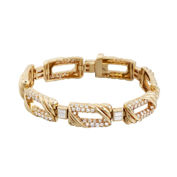 Vintage Gold and Diamond Bracelet