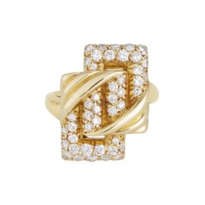 Vintage Gold and Diamond Ring