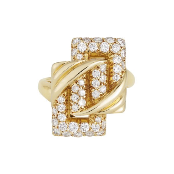 Vintage Gold and Diamond Ring