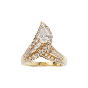 Vintage Gold and Diamond Ring