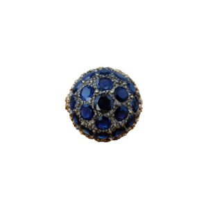 Vintage Gold and Sapphire Dome Ring