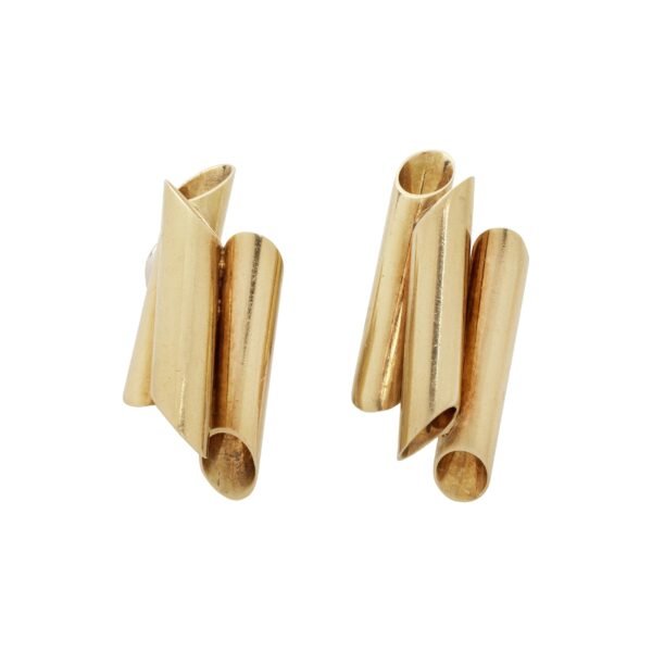 Vintage Gold Earclips