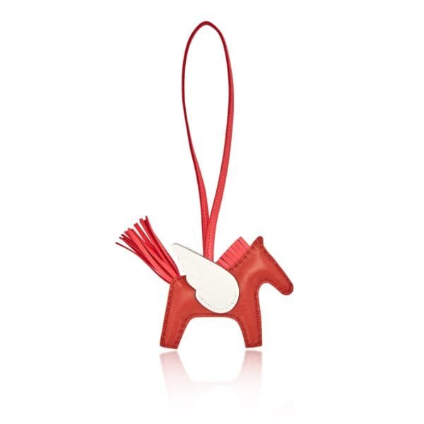 White, Cornaline, and Rose Texas Milo Lambskin and Swift GriGri Rodeo Pegase PM, 2022