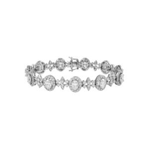 White Gold and 9.65ctw Diamond Bracelet