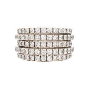 White Gold and Diamond Band