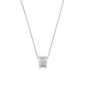 White Gold and Diamond B.zero1 Pendant Necklace
