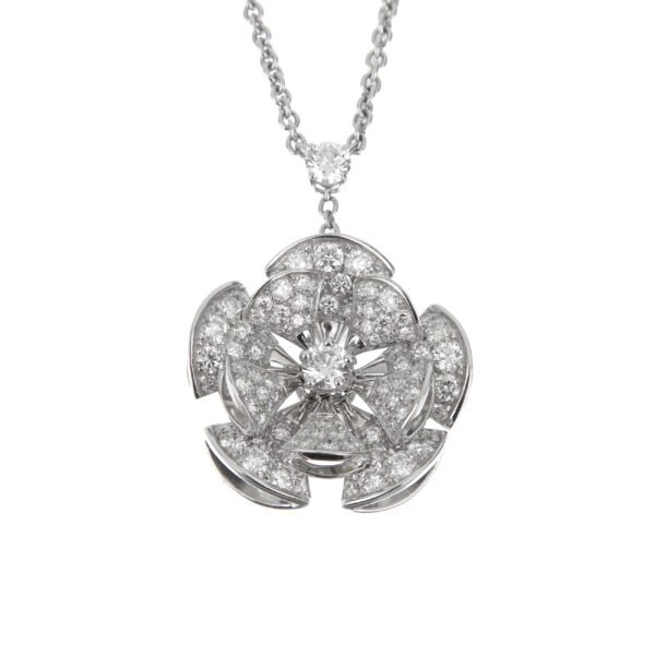 White Gold and Diamond Diva's Dream Necklace
