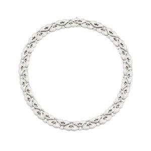 White Gold Nuvole Link Necklace