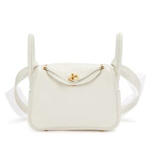 White Swift Mini Lindy 20 Gold Hardware, 2022