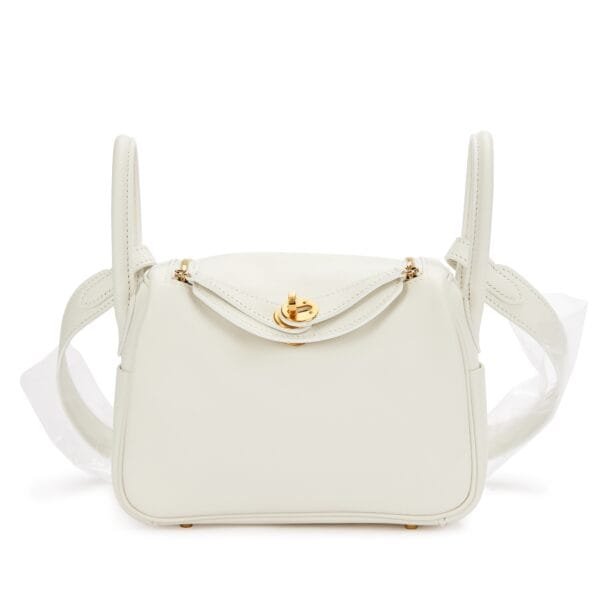 White Swift Mini Lindy 20 Gold Hardware, 2022
