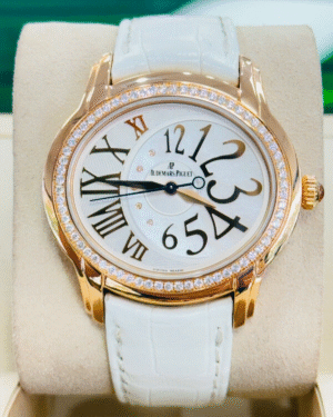 Audemars Piguet Millenary Rose Gold Diamonds Bzel MOP Watch 77301OR.ZZ.D015CR.01