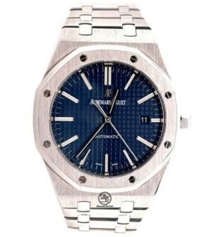 Audemars Piguet Royal Oak 41mm Blue Dial 15400ST.OO.1220ST.03 Box & Papers MINT