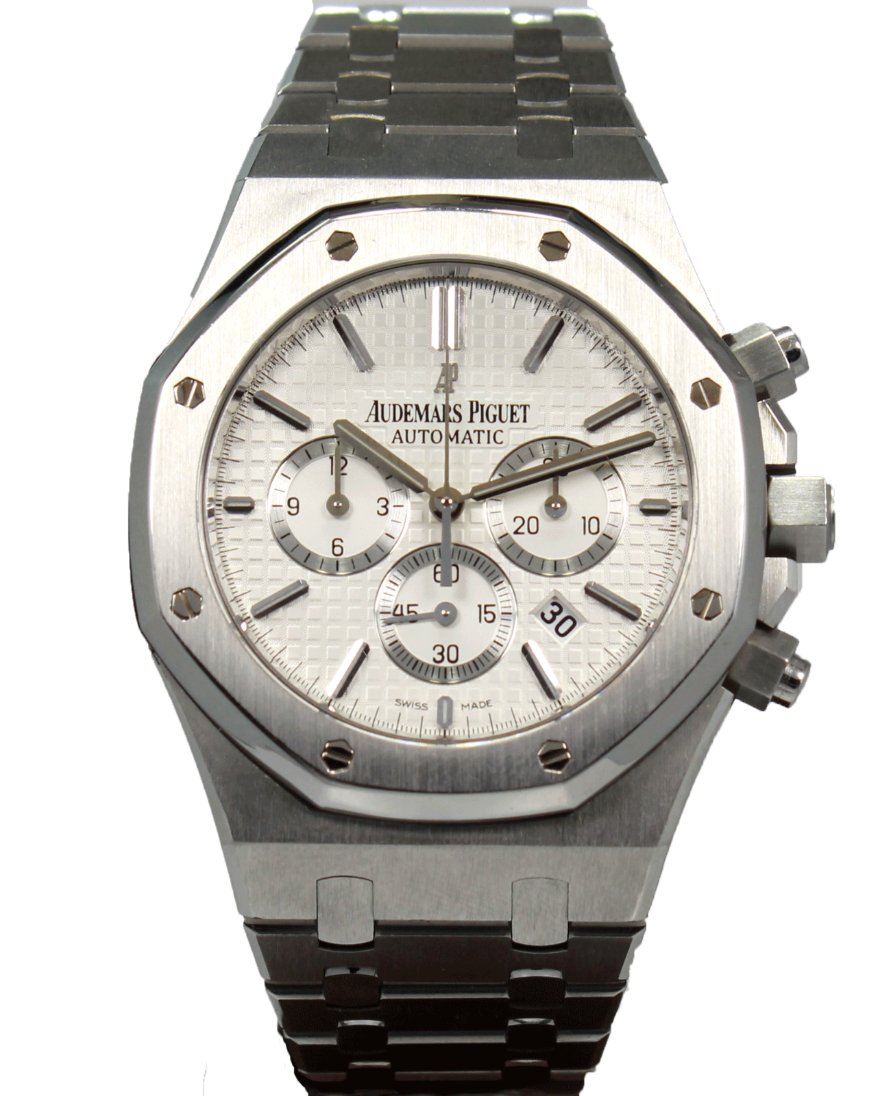 Audemars Piguet Royal Oak Chronograph 41mm White 26320st.oo.1220st.02 BOX/PAPERS