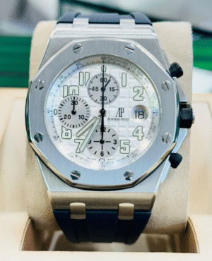 Audemars Piguet Royal Oak Offshore Chrono White Watch 26020ST.OO.D001IN.02.A