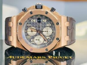 Audemars Piguet Royal Oak Offshore Gray 18K Rose Gold Watch 26470OR.OO.A125CR.01