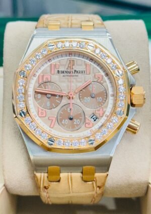 Audemars Piguet Royal Oak Offshore Rose Gold ChronoSuade 26113SR.ZZ.D804CR.01