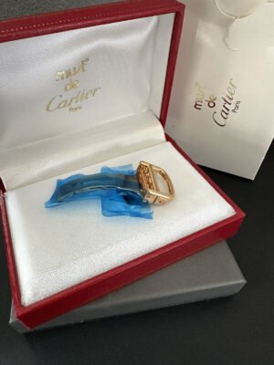 Brand New 16mm Cartier 18k YG Deployment Clasp Fits Pasha Tank Roadster Solo