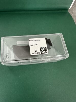 Brand New OEM Rolex Daytona Oysterflex 20MM Black Rubber Band 350501 Size E