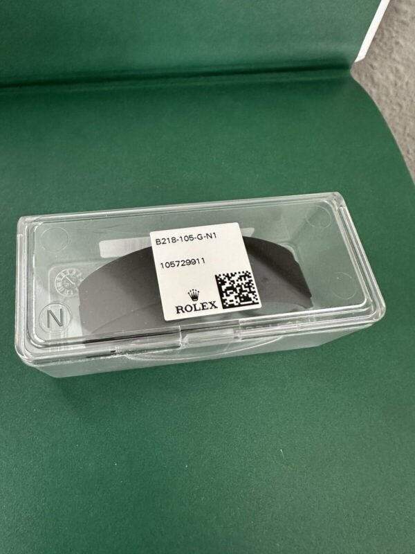 Brand New OEM Rolex Daytona Oysterflex 20MM Black Rubber Band 350501 Size G