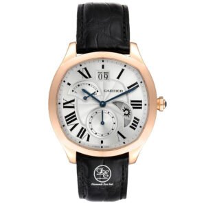 Cartier Drive de Cartier WGNM0005 18k Rose Gold Retrograde Second Time Zone B/P