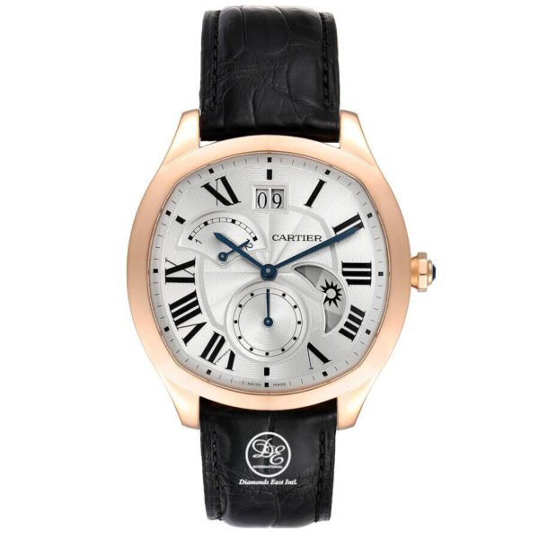Cartier Drive de Cartier WGNM0005 18k Rose Gold Retrograde Second Time Zone B/P