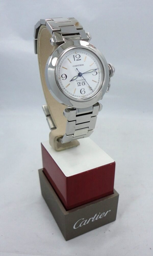 Cartier PASHA C Automatic 35mm Stainless Steel Ref# 2475 Watch MINT CONDITION