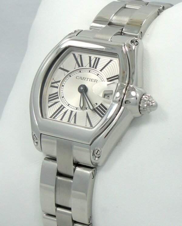 CARTIER Roadster W62016V3 Stainless Steel Ladies Watch MINT