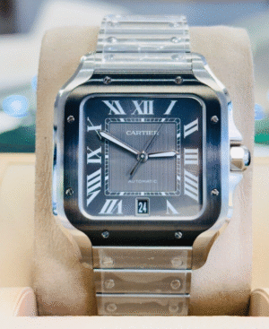 Cartier Santos de Cartier Large Size WSSA0037 ADLC Bezel Steel Watch UNWORN